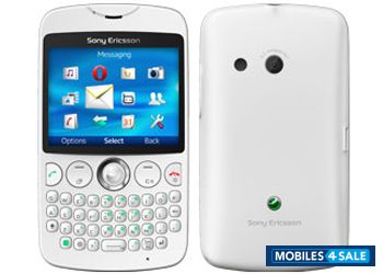 White Sony Ericsson  txt ck13i