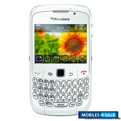 White BlackBerry Curve 8520