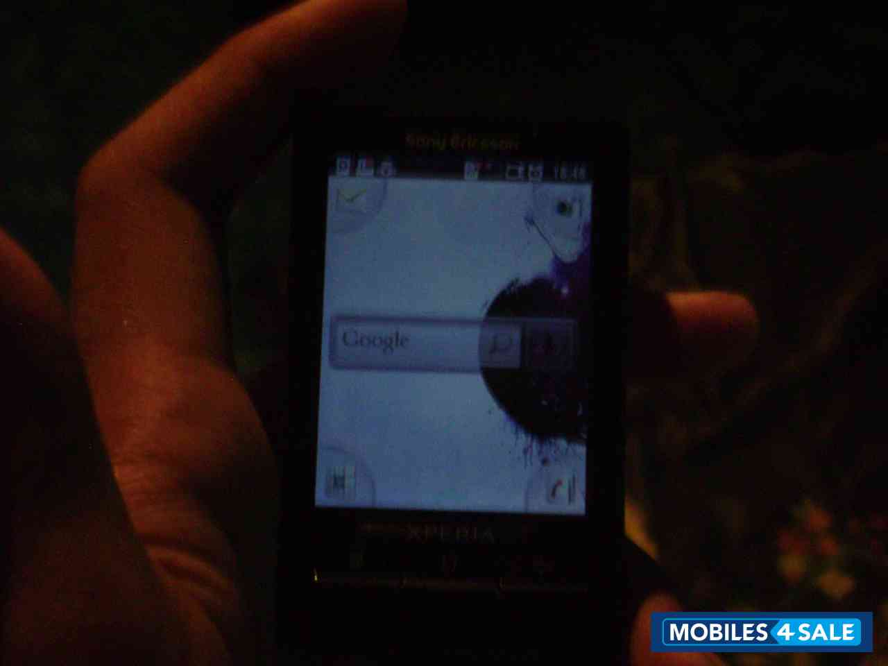 Black Sony Ericsson Xperia X10