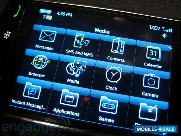 Black BlackBerry Storm