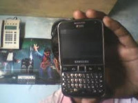 Black Samsung Galaxy Y Pro Duos B5512