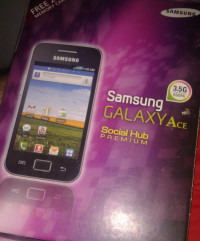 Black Samsung Galaxy Ace