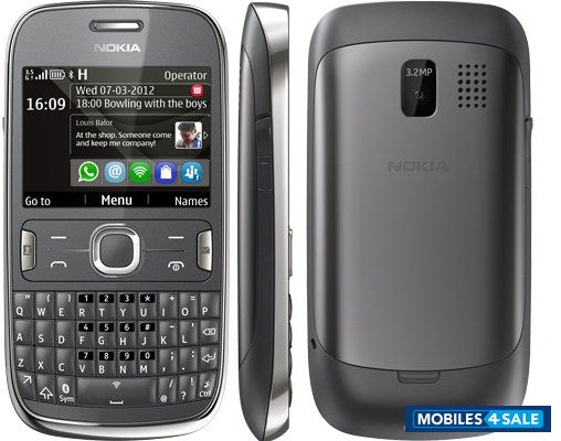 Black Nokia Asha 302