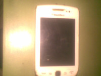 White BlackBerry Torch 9810