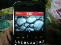 Black BlackBerry Curve 9300