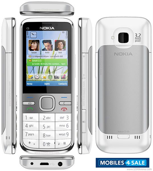 White Nokia C5 White Nokia C5