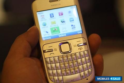 Golden And White Nokia C3