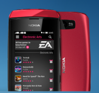 Red Nokia Asha 305