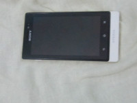 White Sony Xperia sola