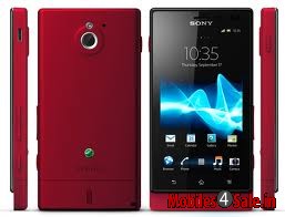 Red Sony Xperia sola