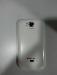 White Karbonn A7 Android Smart Phone