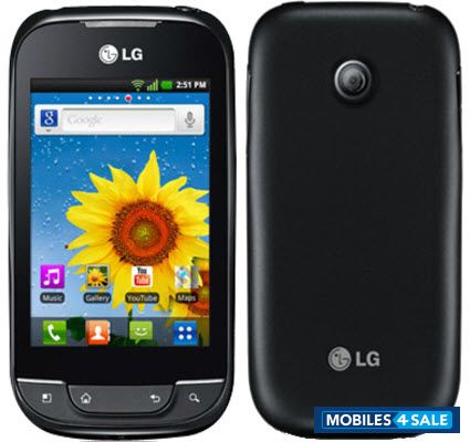 Black LG Optimus Net
