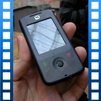 Black Motorola A810
