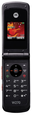 Black Motorola W270