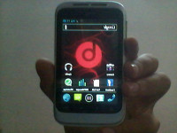 White HTC Wildfire S