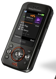 Black Sony Ericsson W395