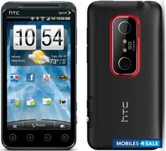Black HTC EVO 3D