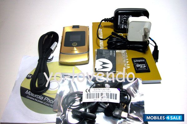 Dolce & Gabbanna-Golden Editio Motorola MOTORAZR V3i DG