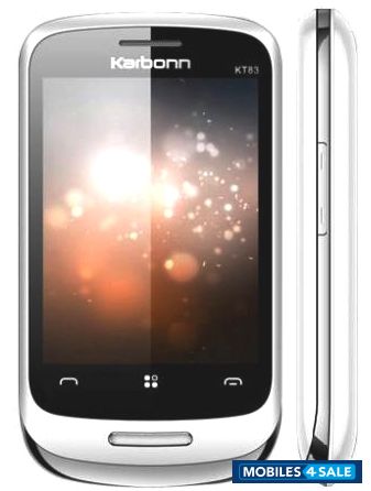 White Karbonn KT83