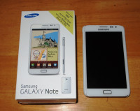 White Samsung Galaxy Note