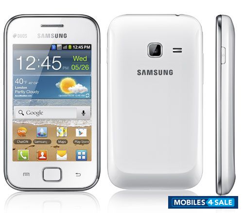 White Samsung Galaxy Ace Duos
