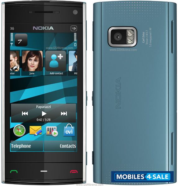Blue Nokia X6
