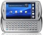 Silver Sony Ericsson Xperia pro