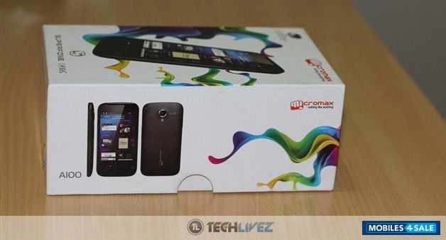 Black Micromax Canvas A100