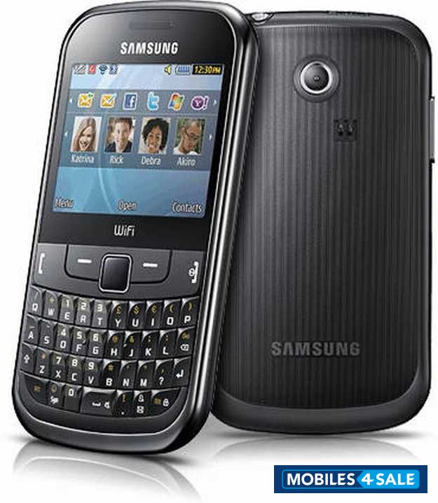 Metallic Black Samsung Chat 335