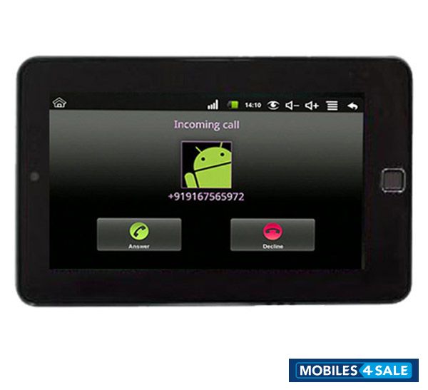 Silver Black Swissvoice Tab