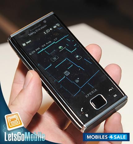 Black Sony Ericsson Xperia x2