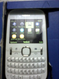 White Nokia Asha 200