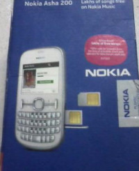 White Nokia Asha 200