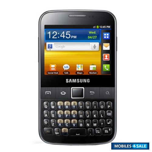 Black Samsung Galaxy Y Pro Duos B5512
