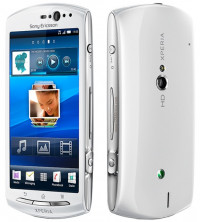 White Sony Xperia neo V