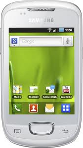 White Samsung Galaxy Mini S5570