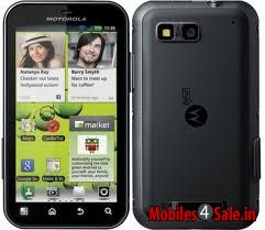 Black Motorola Defy Plus