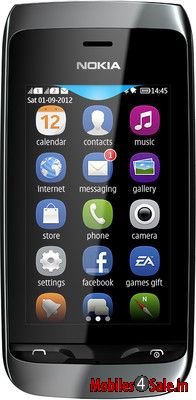 Black Nokia Asha 308
