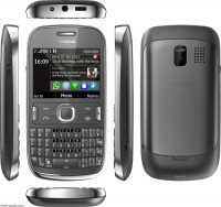 Dark Grey With Silver Nokia Asha 302