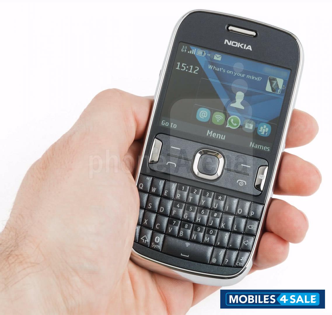 Dark Grey With Silver Nokia Asha 302