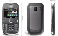 Dark Grey With Silver Nokia Asha 302