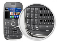 Dark Grey With Silver Nokia Asha 302