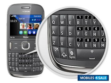 Dark Grey With Silver Nokia Asha 302