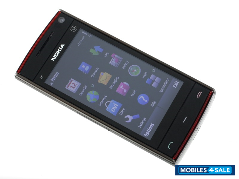 Red Black Nokia X6