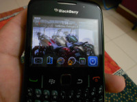 Black BlackBerry Curve 8530