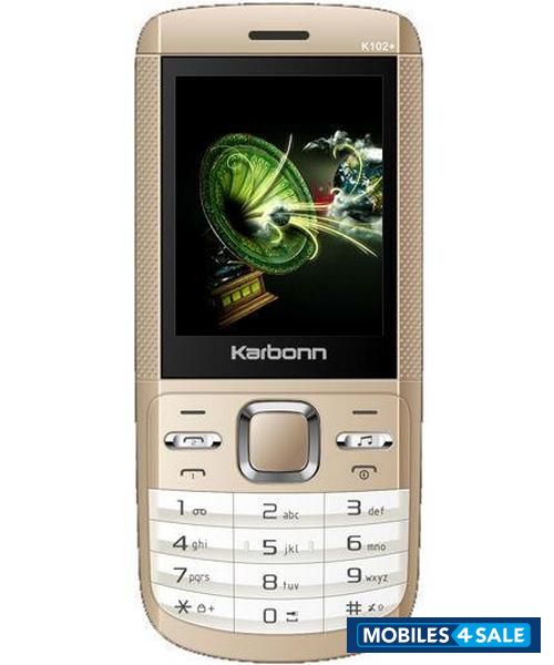 Golden White Karbonn K102 Plus