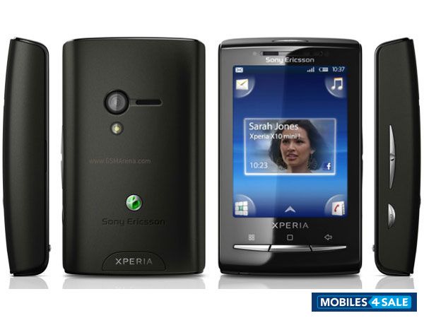 Black Sony Ericsson Xperia mini