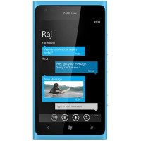 Blue Nokia Lumia 900