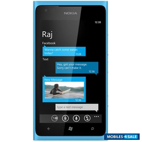 Blue Nokia Lumia 900