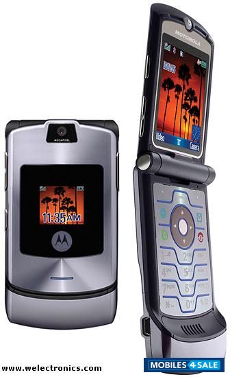 Silver Motorola MOTORAZR V3i